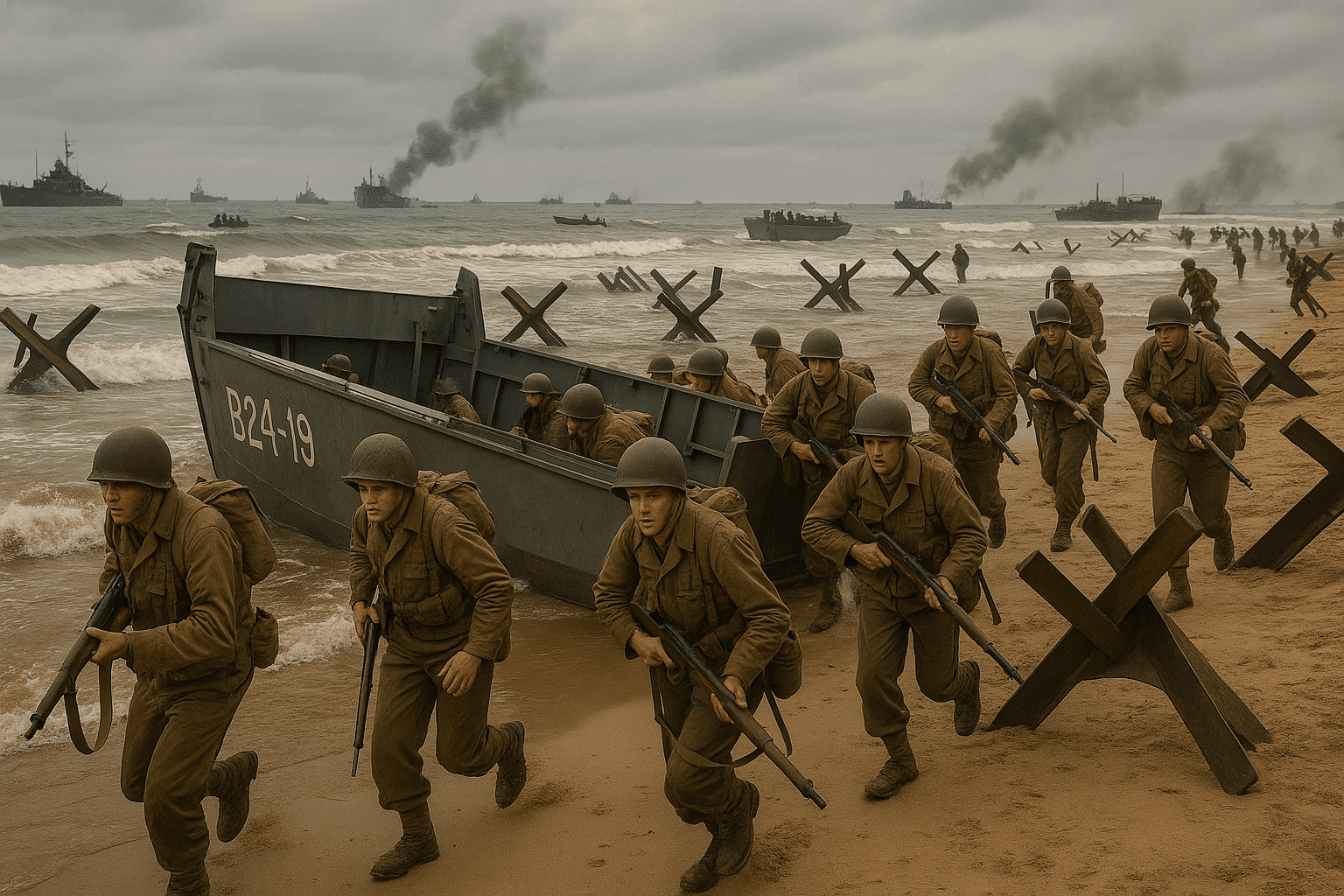 Reconstitution historique du Débarquement